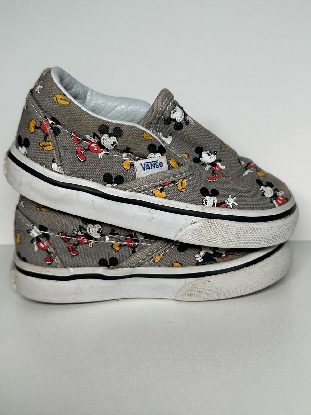 Vans Kids Disney Mickey Mouse Slip-On Shoes toddler 5